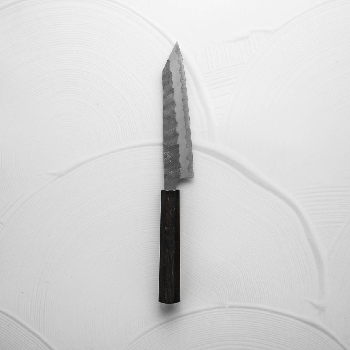Nigara Hamono Blue Super Tsuchime Kiritsuke Petty 150mm - Ebony
