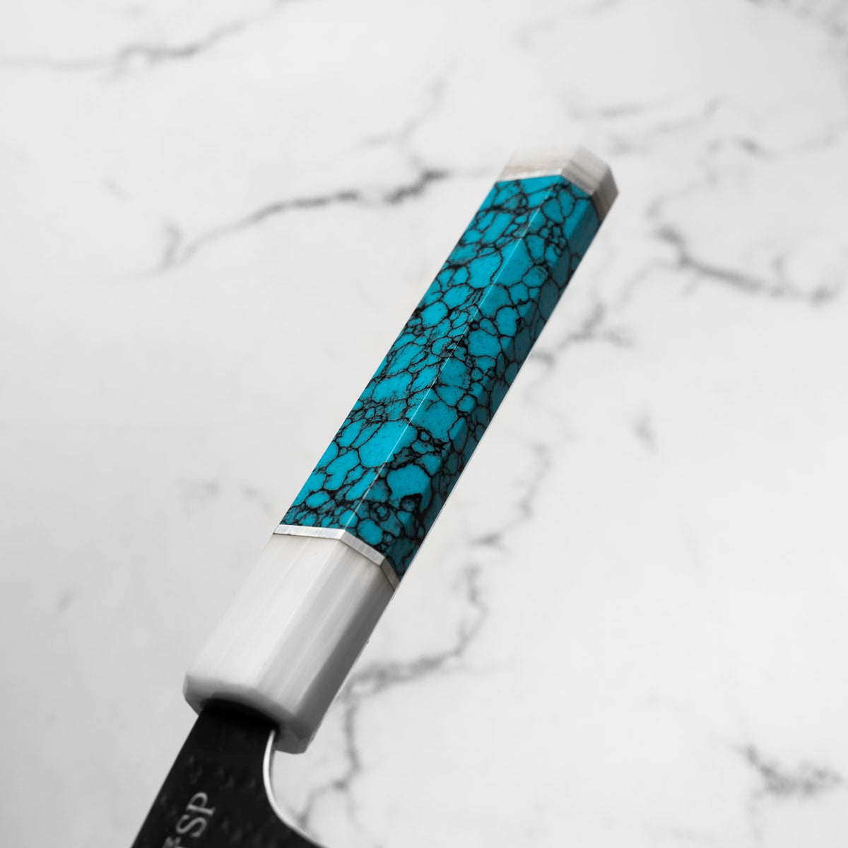 Yu Kurosaki AS Kokusen Ei Gyuto 270mm - Turquoise & White