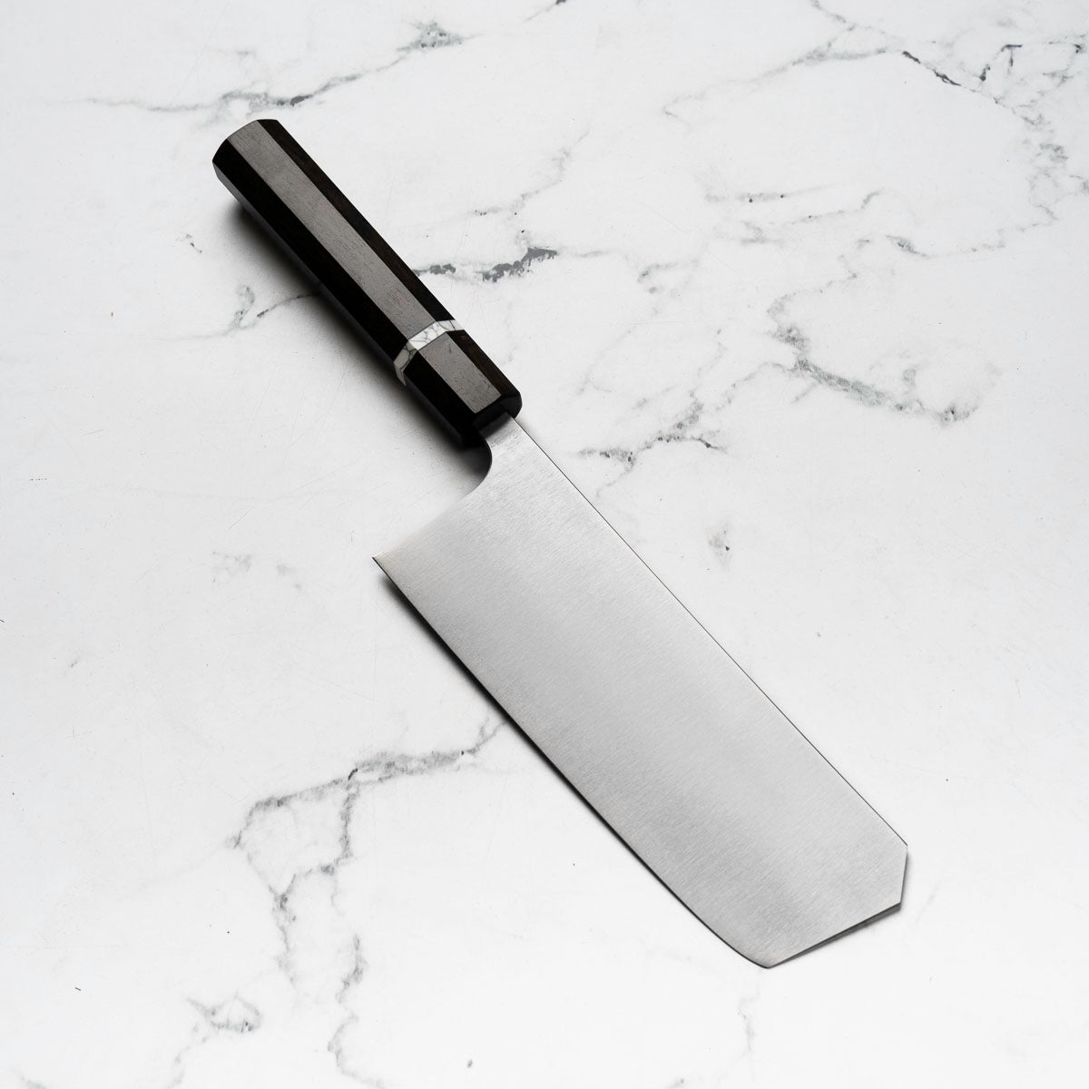 Kotetsu Chromax Boss Nakiri 175mm - Ebony & White