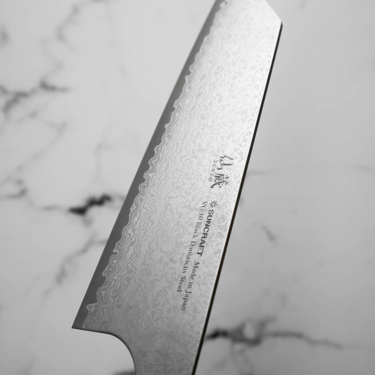 Senzo Black VG10 Damascus Bunka 165mm – Chefs Edge - Handmade