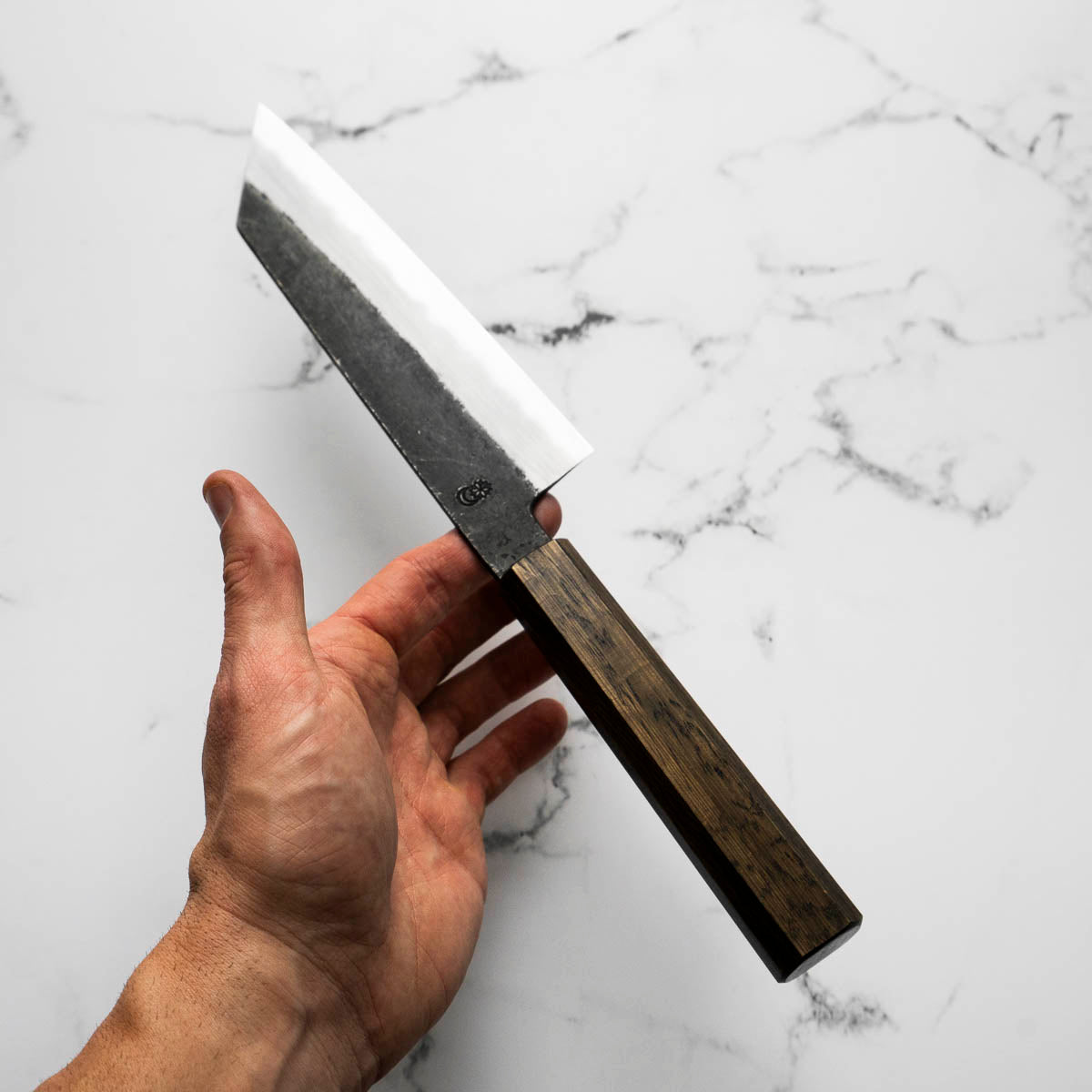 Sakai Kikumori "Kikuzuki Kuro" Bunka 180mm