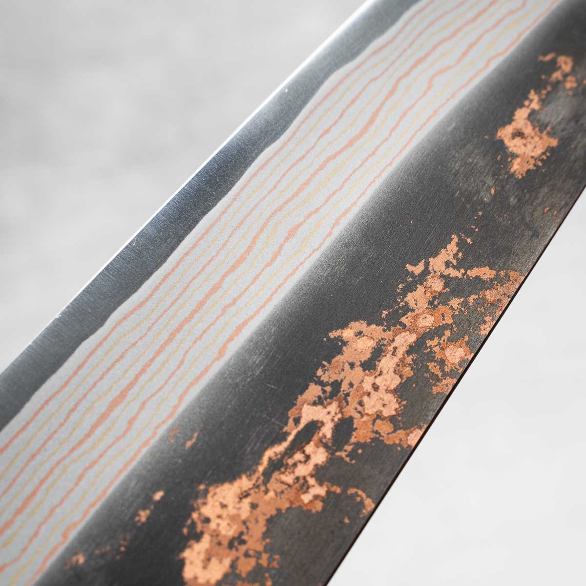 Nigara Hamono Experimental Copper Damasacus Gyuto 240mm