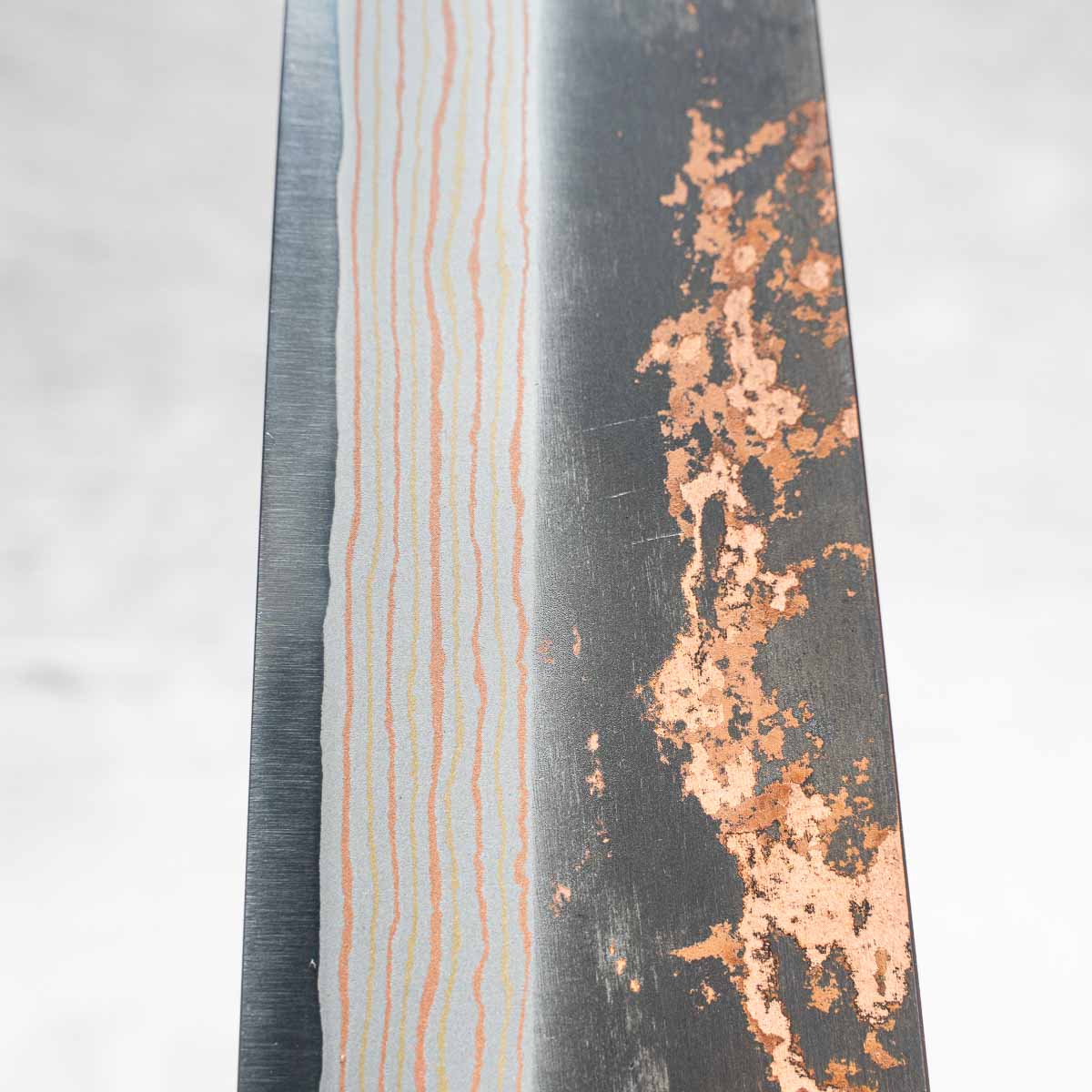 Nigara Hamono Experimental Copper Damasacus Gyuto 240mm