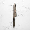 Hatsukokoro Irodori Blue 2 Rainbow Damascus Kiritsuke Gyuto 240mm - Dark Maple