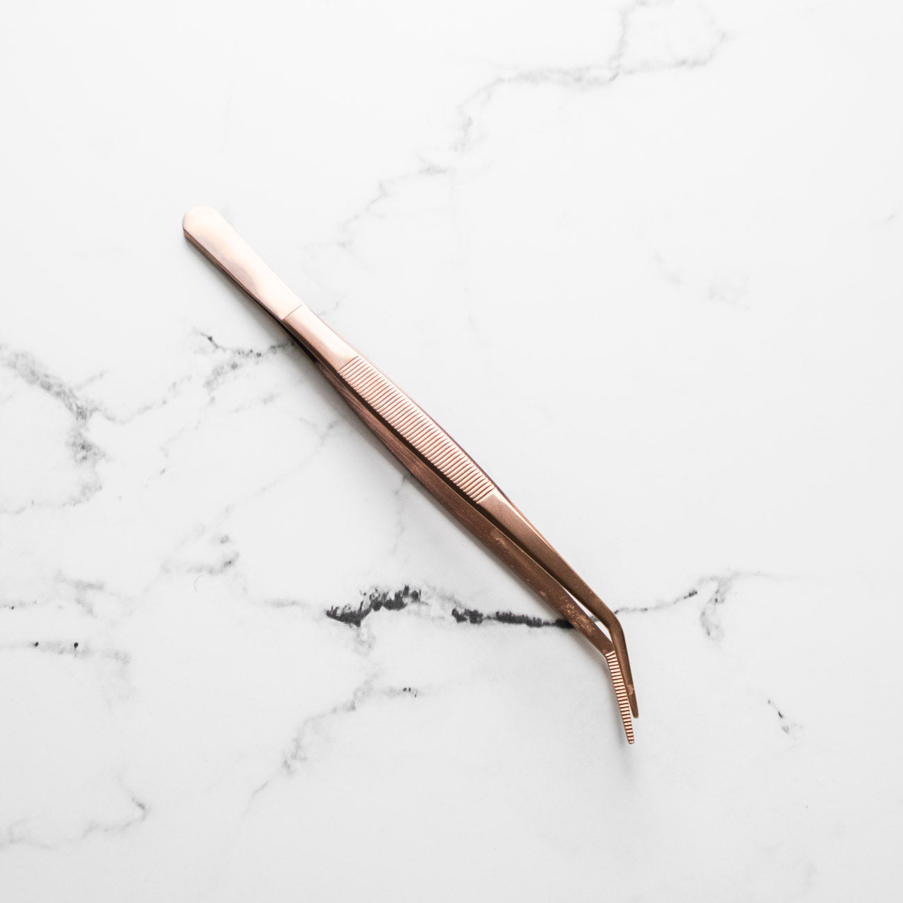 Curved Tip Plating Tweezer 20cm - Copper