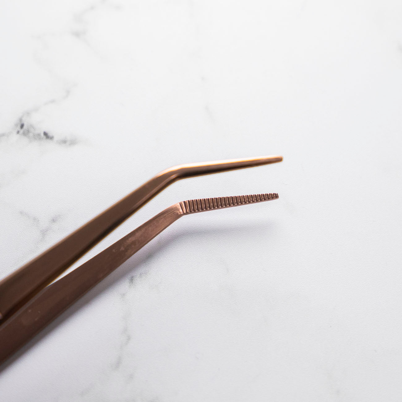 Curved Tip Plating Tweezer 20cm - Copper