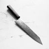 Hatsukokoro Ryuhyo Migaki SG2 Damascus Kiritsuke Gyuto 210mm -  Ebony