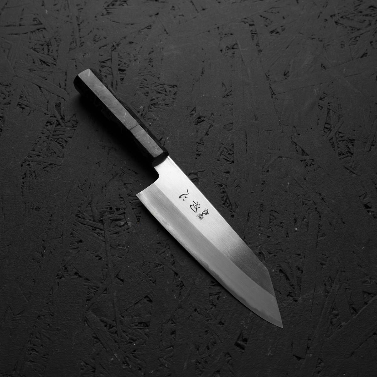 Hatsukokoro x Nakagawa Blue 1 Migaki Bunka 180mm - Dark Carbon Fibre (Seconds)