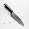 Touroku Sakai Kagayaki VG10 Damascus Tsuchime Santoku 170mm