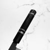 Mutsumi Hinoura Ajikataya White 2 SS Clad Petty 135mm - Ebony w/ Double Black Horn (3 rings)