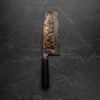 Leszek Sikon 100 Layer Copper Damascus Nakiri 185mm