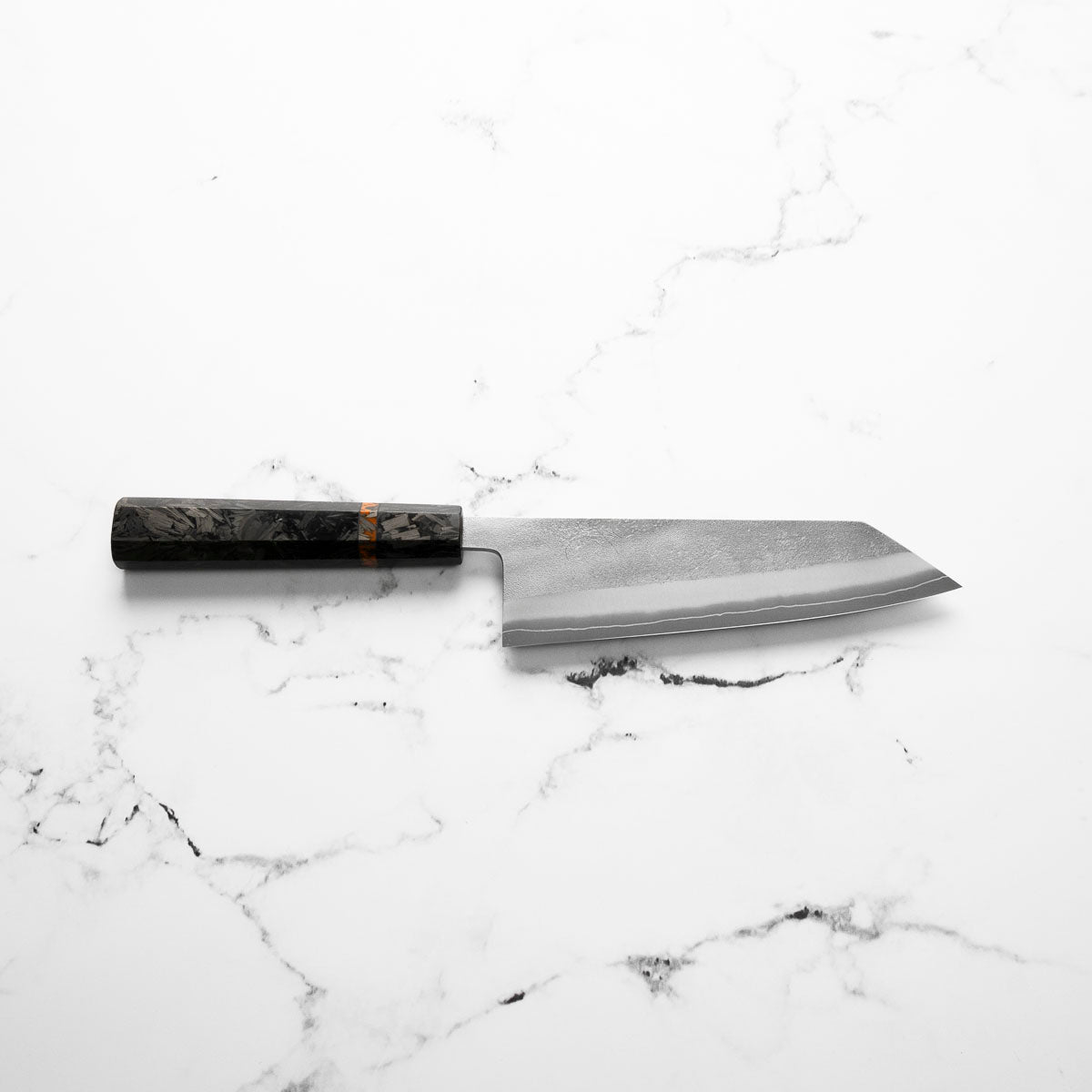 Yoshikane (Hatsukokoro) SKD Nashiji Bunka 165mm - Carbon Fibre