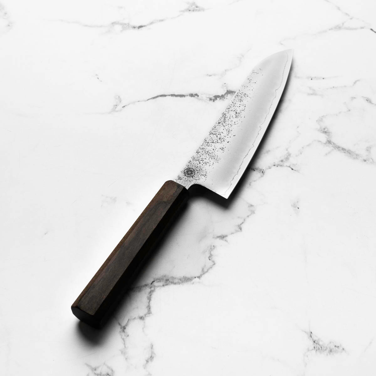 Hajimaru Ginsan Tsuchime Santoku 170mm - Bubinga