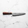 Hatsukokoro Hikari SLD Damascus Kurozome Gyuto 195mm - Sandalwood