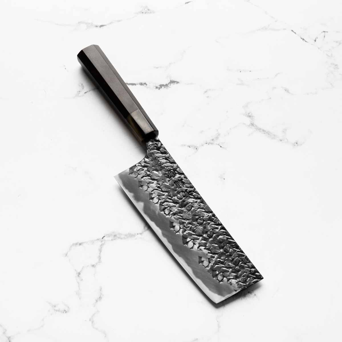 Kisuke Blue 2 Kurouchi Tsuchime Nakiri 165mm