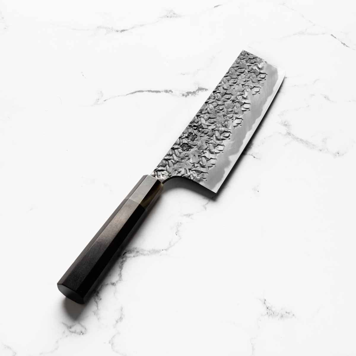 Kisuke Blue 2 Kurouchi Tsuchime Nakiri 165mm