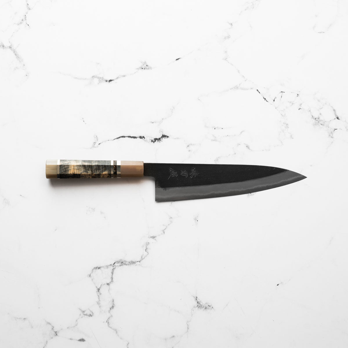 Mutsumi Hinoura Ajikataya White 2 Gyuto 210mm - Maple & Double Blonde