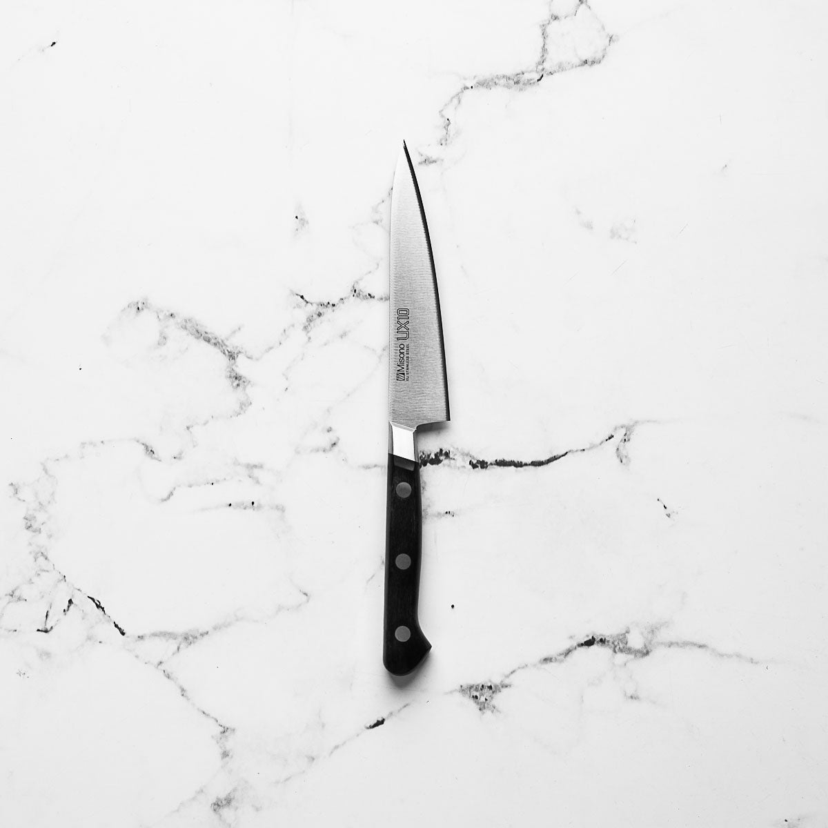 Misono 732 UX10 Stainless Petty 130mm - blade detail