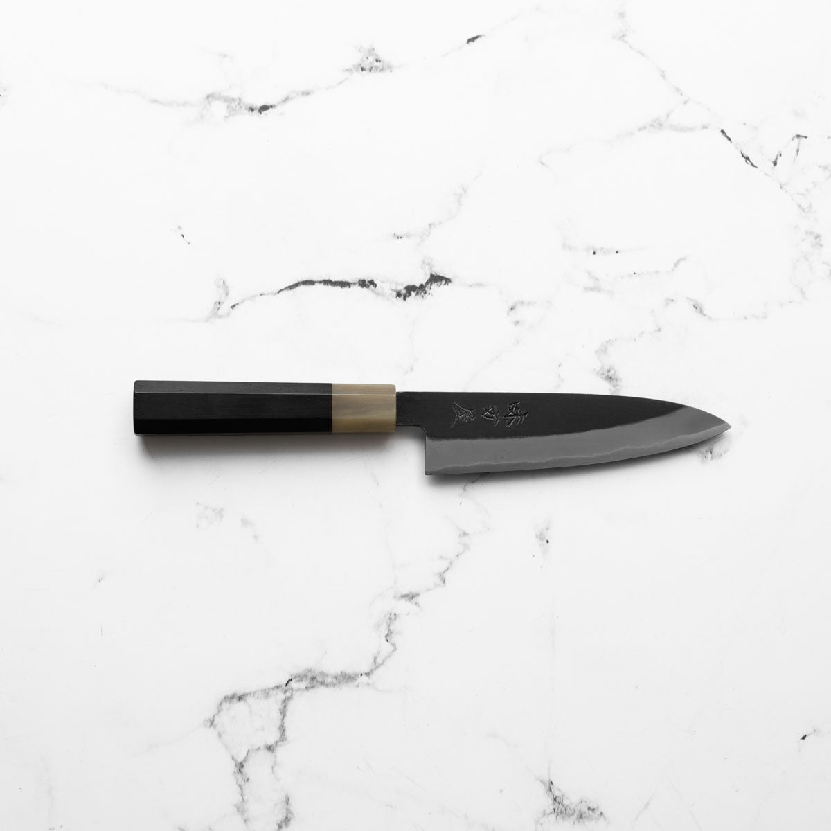 Mutsumi Hinoura Ajikataya White 2 Petty 135mm - Ebony & Blonde
