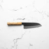 Mutsumi Hinoura Ajikataya White 2 Santoku 165mm - Spalted Maple