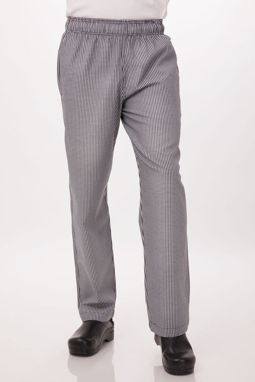 Unisex Essential Baggy Chef Pants - Checker