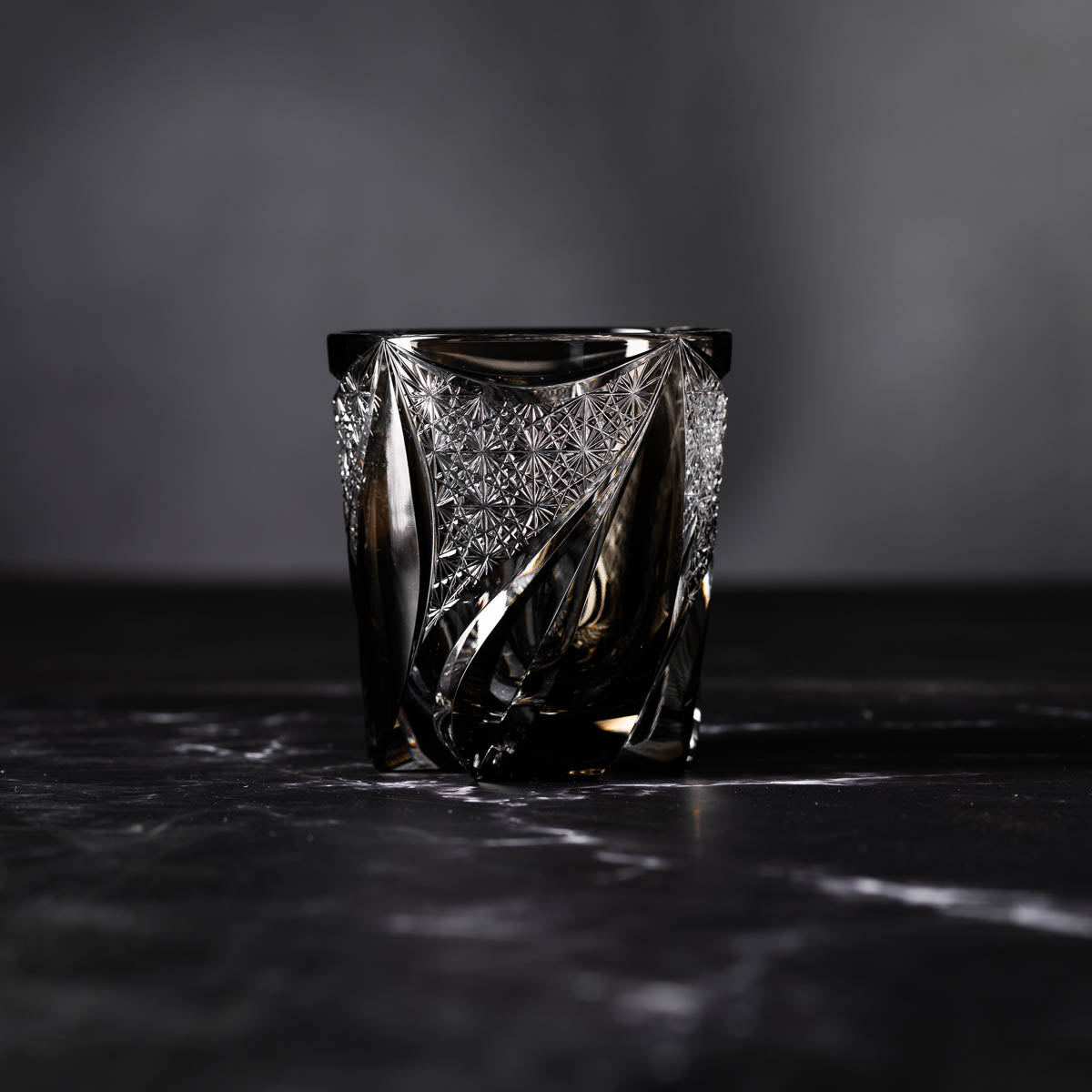 Nemoto Glass Crafts Rock Glass Harp Gray