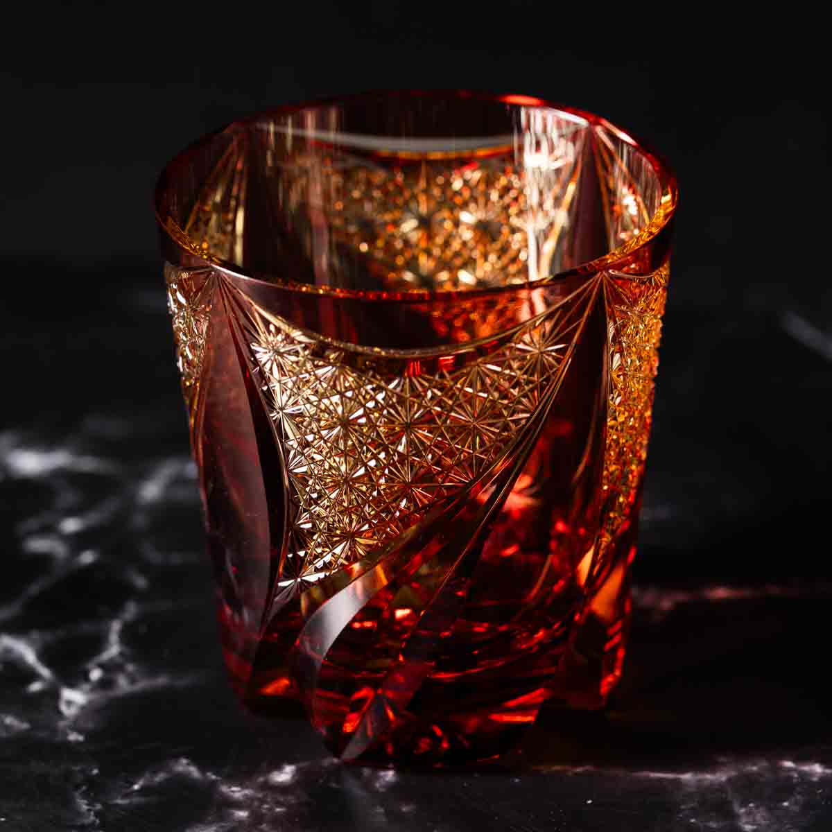 Nemoto Glass Crafts Rock Glass Harp Purple