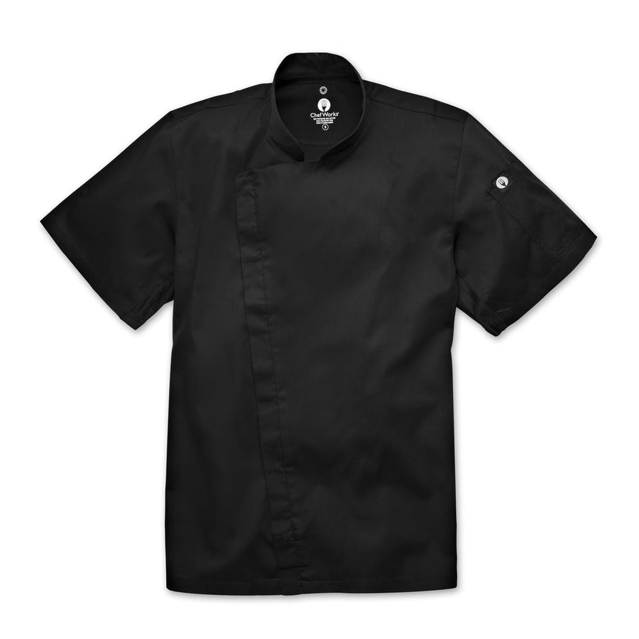 Cannes Press Stud Chef Jacket - Black