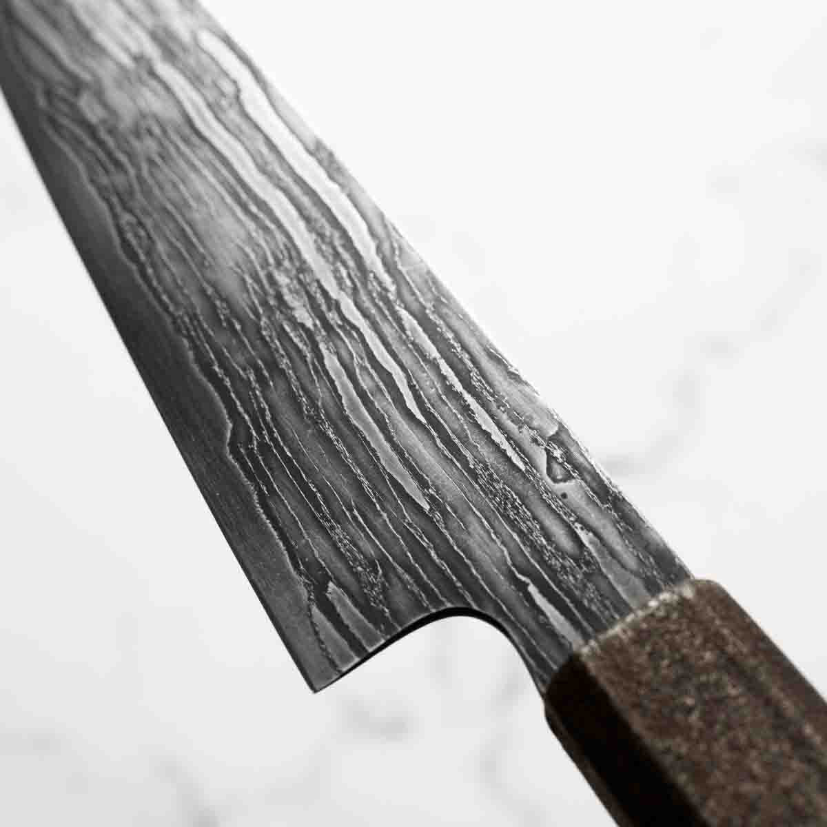 Tadafusa Blue 2 Hon-Sanmai Experimental Damascus Damascus Petty 150mm