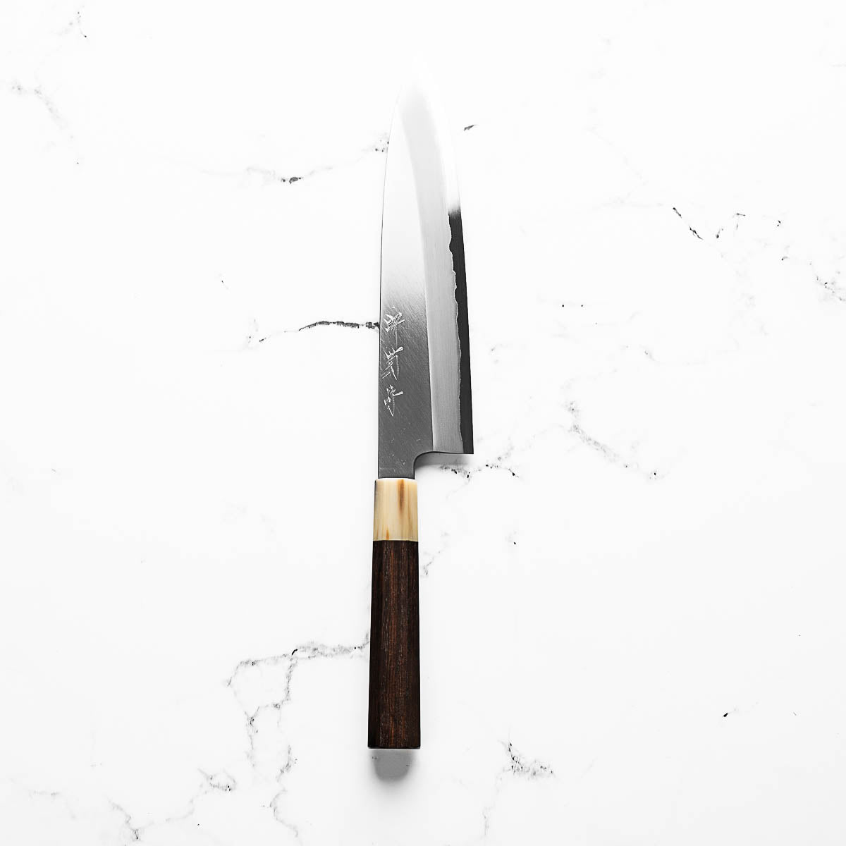 Togashi x Sakai Kikumori White 1 Stainless Clad Gyuto 240mm