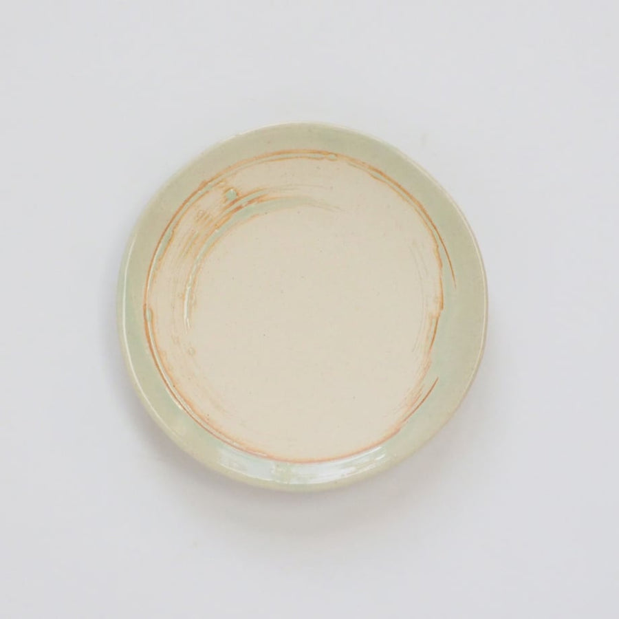 Bread & Rice Glossy Glaze Small Plate -Clear