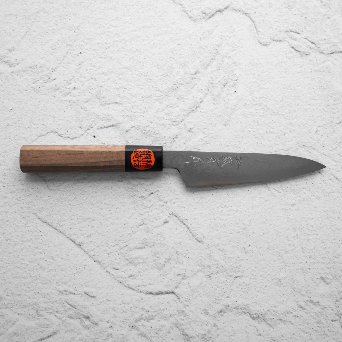 Tanaka Blue 2 Damascus Petty 120mm