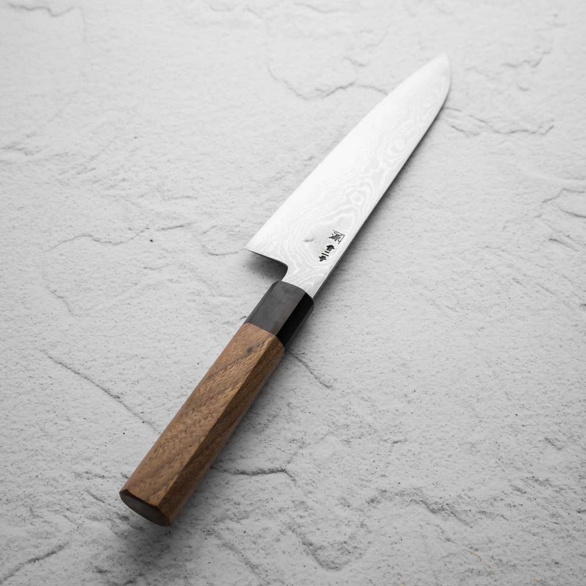 Shigeki Tanaka Blue 2 Damascus Gyuto 180mm