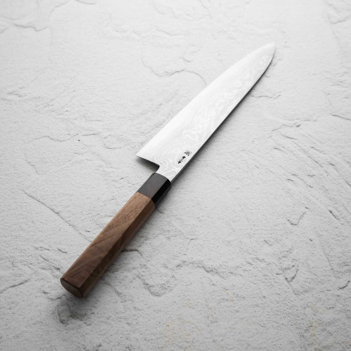 Shigeki Tanaka Blue 2 Damascus Gyuto 240mm