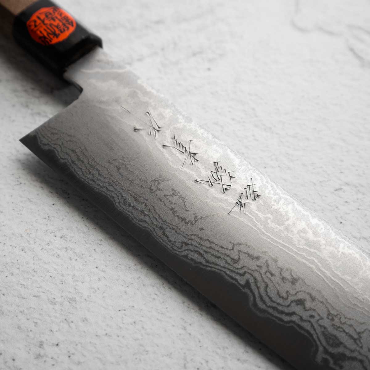 Shigeki Tanaka Blue 2 Damascus Gyuto 240mm