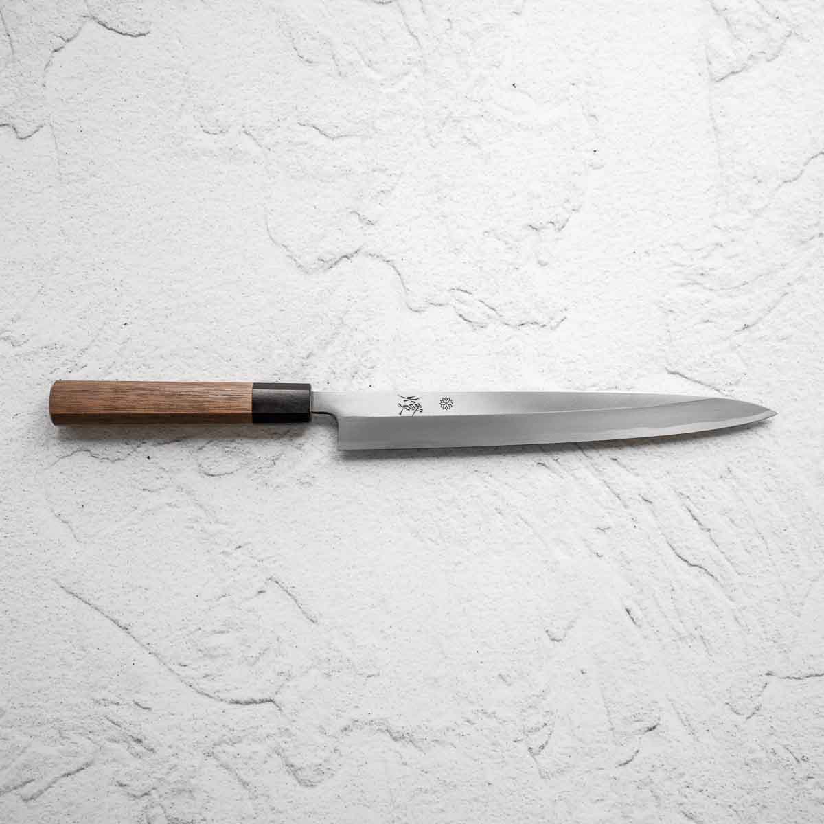 Sakai Kikumori Tomoshibi Yanagiba 240mm