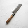 Shiro Kamo Blue Super SS Clad Kurouchi Nakiri 165mm