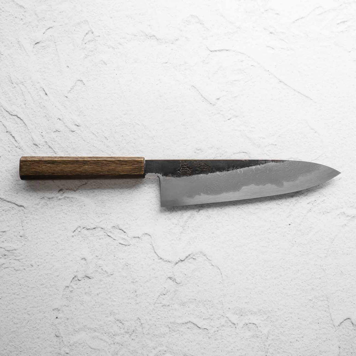 HADO Blue 1 Damascus Gyuto 210mm - Oak