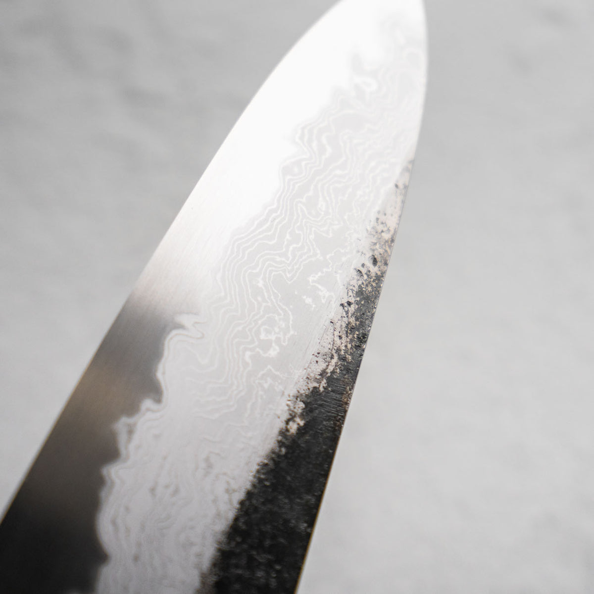 HADO Blue 1 Damascus Gyuto 210mm - Oak