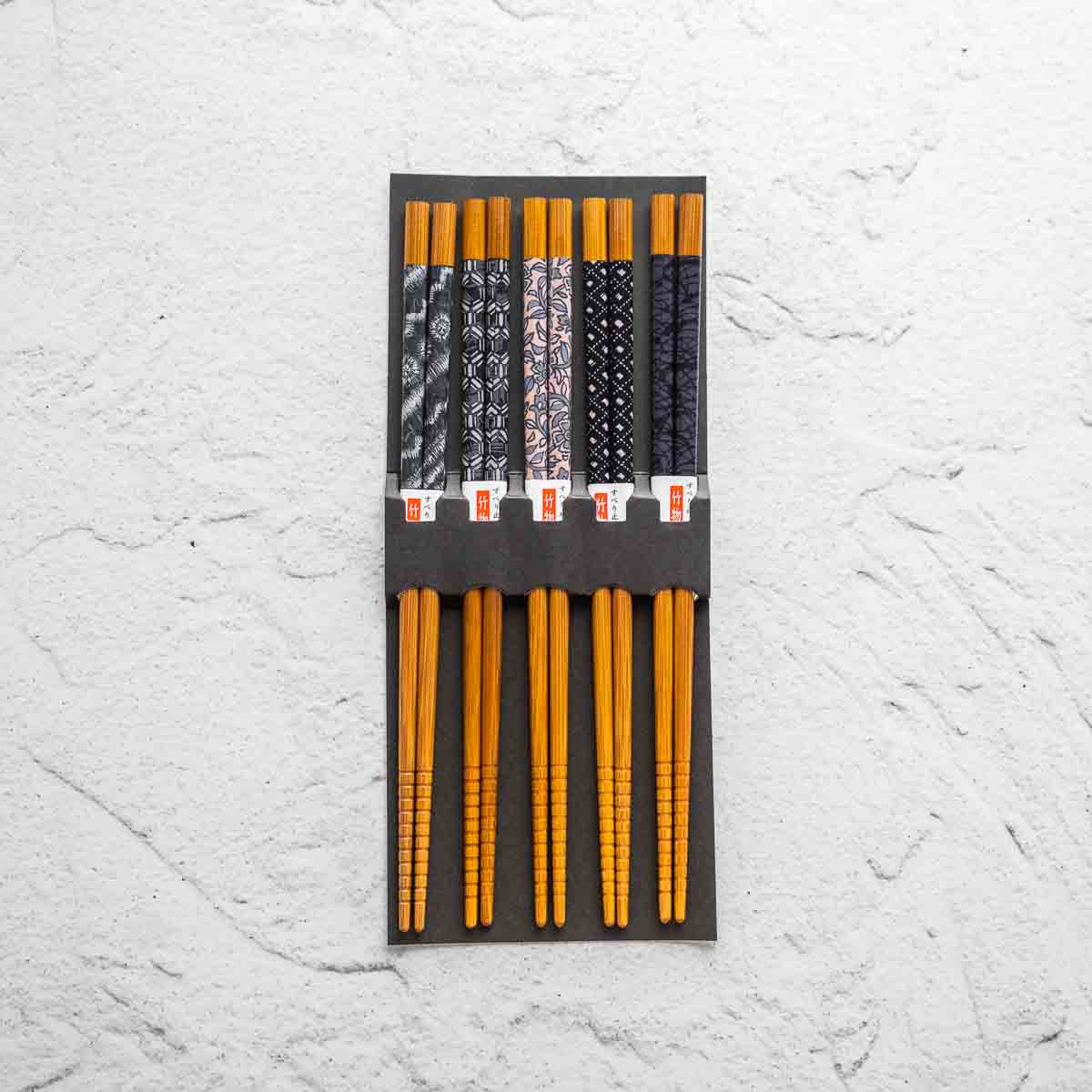 Chopstick Set of 5 - Indigo