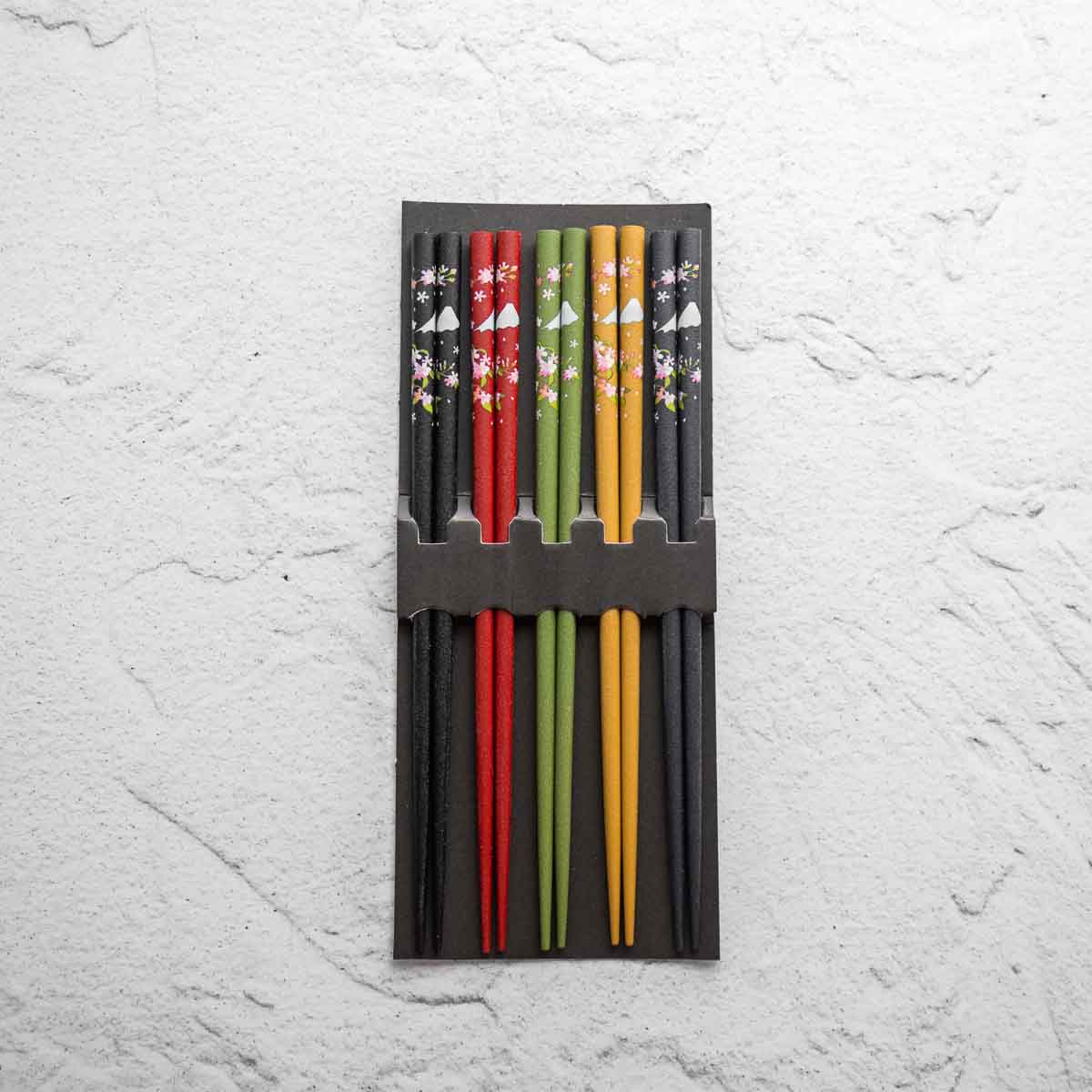 Chopstick Set of 5 - Fuji/Sakura