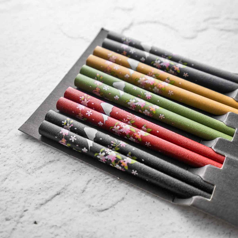 Chopstick Set of 5 - Fuji/Sakura